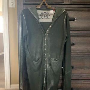 Parasuco cardigan with hood, olive green, Size S